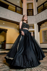 Silk Chikankari Lehenga Choli